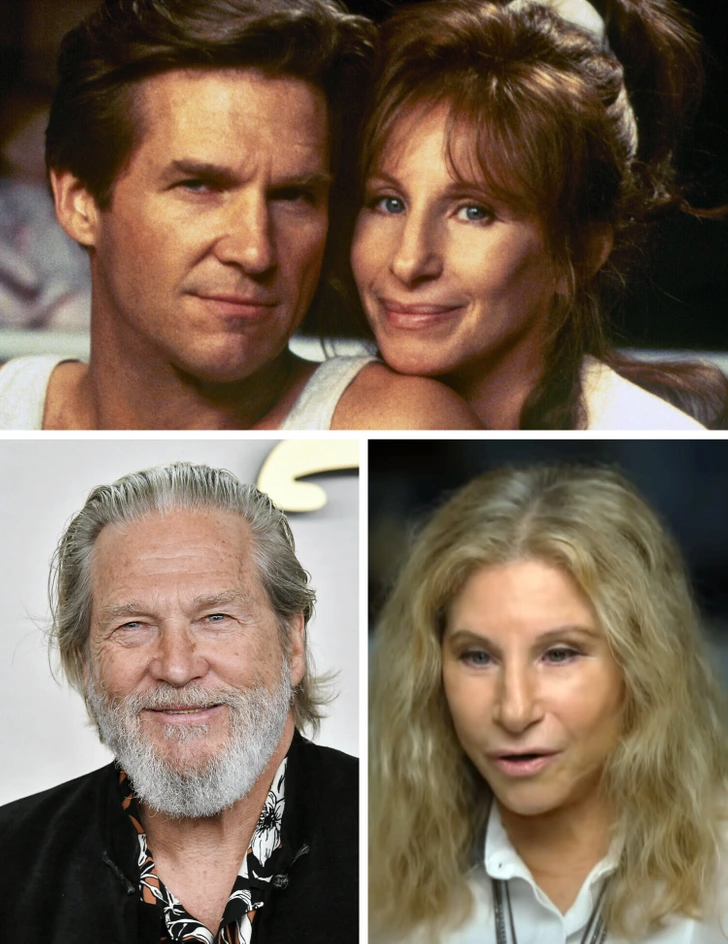 Barbra Streisand and Jeff Bridges 